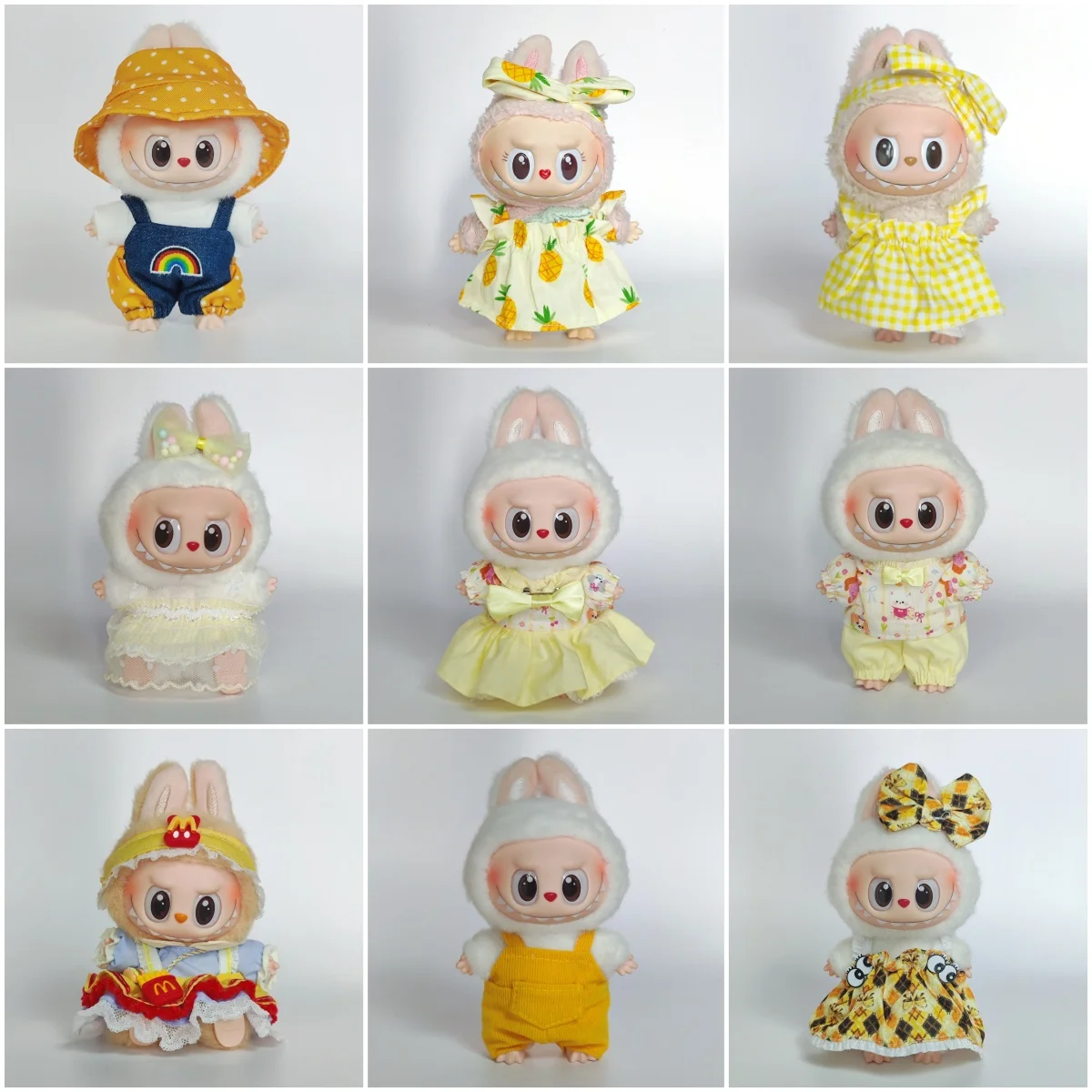 17cm Mini Plush Doll Clothes Accessories for Korea Kpop EXO Labubu Idol Checkered Floral Pajamas Outfit Gift
17cm Mini Plush Doll Clothes Accessories for Korea Kpop EXO Labubu Idol Checkered Floral Pajamas Outfit Gift
