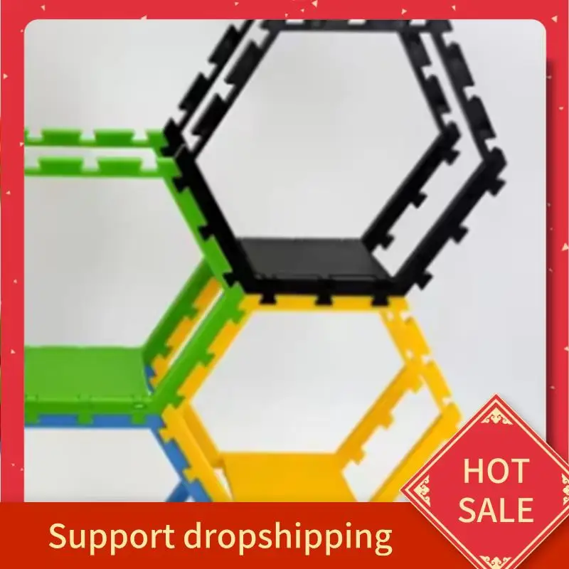 B44C Hexagonal Honeycomb Splicing Frame Hexagonal Toy Showcase Stand Display Rack Blue
B44C Hexagonal Honeycomb Splicing Frame Hexagonal Toy Showcase Stand Display Rack Blue