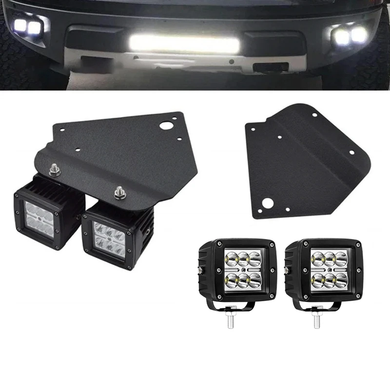 Для Ford F150 Svt Raptor 2017-2020 4 шт. 18 Вт фары переднего бампера светодиодные противотуманные фары рабочий свет бар с монтажными кронштейнами набор
Для Ford F150 Svt Raptor 2017-2020 4 шт. 18 Вт фары переднего бампера светодиодные противотуманные фары рабочий свет бар с монтажными кронштейнами набор
