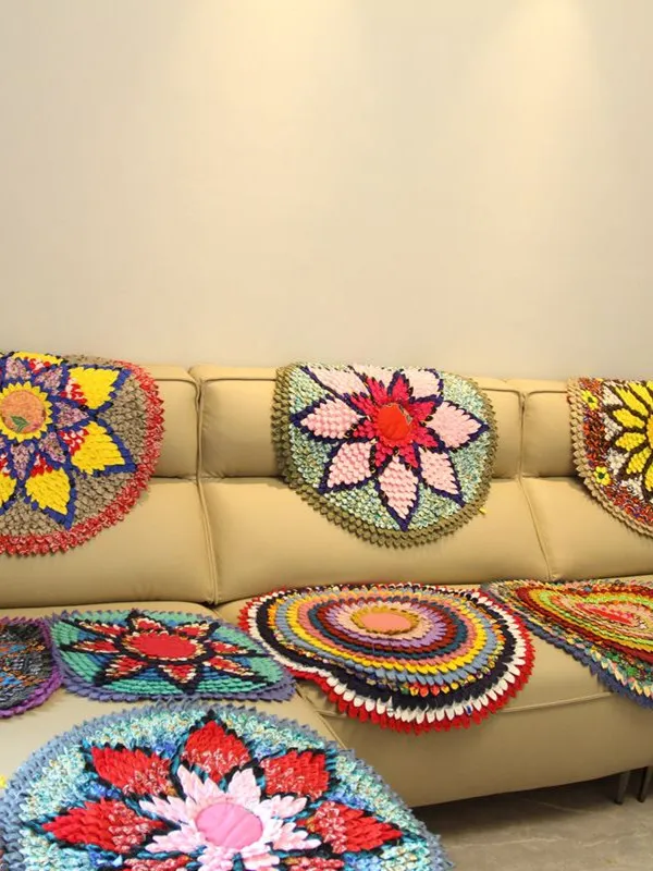 New Ethnic Style Home Patchwork Wicker Chair Pad Sofa Car Zafu Pad Cloth Art round Cushion Bench Window Pad
New Ethnic Style Home Patchwork Wicker Chair Pad Sofa Car Zafu Pad Cloth Art round Cushion Bench Window Pad