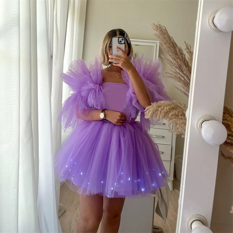 Purple Mini Girls Prom Dresses Strapless Ruched Off Shoulder A-Line Homecoming Evening Dress Backless Graduation Party Gowns
Purple Mini Girls Prom Dresses Strapless Ruched Off Shoulder A-Line Homecoming Evening Dress Backless Graduation Party Gowns