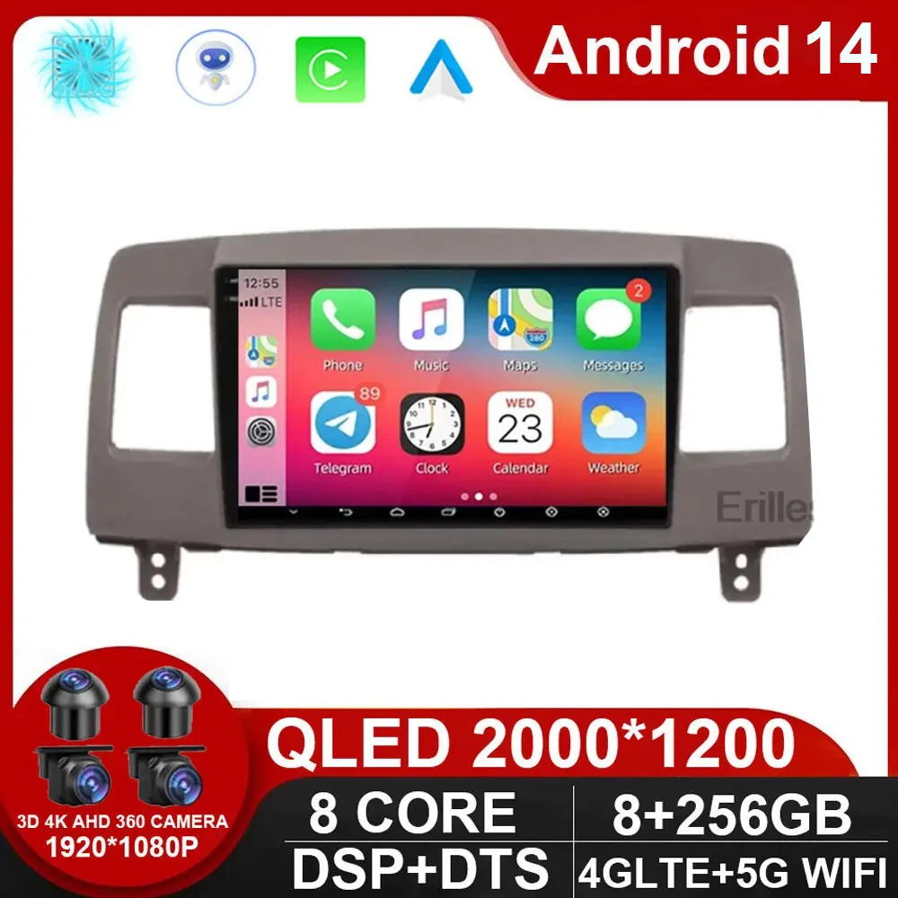 Android 14 For Toyota Mark II 9 X110 2000 - 2007 Multimedia Monitor Screen TV Carplay GPS Navigation Stereo Radio Video Player
Android 14 For Toyota Mark II 9 X110 2000 - 2007 Multimedia Monitor Screen TV Carplay GPS Navigation Stereo Radio Video Player