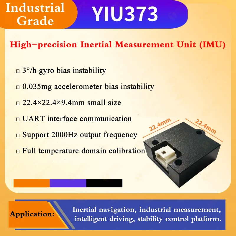 YIU373 Industrial Grade Inertial Measurement Unit Temperature Calibration High Reliability IMU
YIU373 Industrial Grade Inertial Measurement Unit Temperature Calibration High Reliability IMU