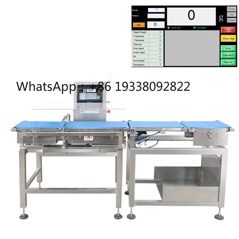 Conveyor Weighing Scales Weight Checking Machine Automatic Check Weigher for Food Industry
Conveyor Weighing Scales Weight Checking Machine Automatic Check Weigher for Food Industry