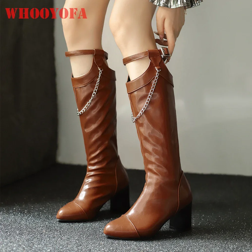 New Winter Fashion Brown Green Women Knee High Boots Round Toe High Heels Lady Dress Shoes Plus Big Size 11 43 46 48
New Winter Fashion Brown Green Women Knee High Boots Round Toe High Heels Lady Dress Shoes Plus Big Size 11 43 46 48