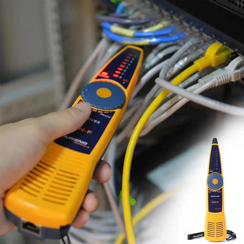 New Network Cable Tester Wire Tracker Detector Line Finder TV Telephone Phone Signal Transmission Tone Diagnose Tool Kit
New Network Cable Tester Wire Tracker Detector Line Finder TV Telephone Phone Signal Transmission Tone Diagnose Tool Kit