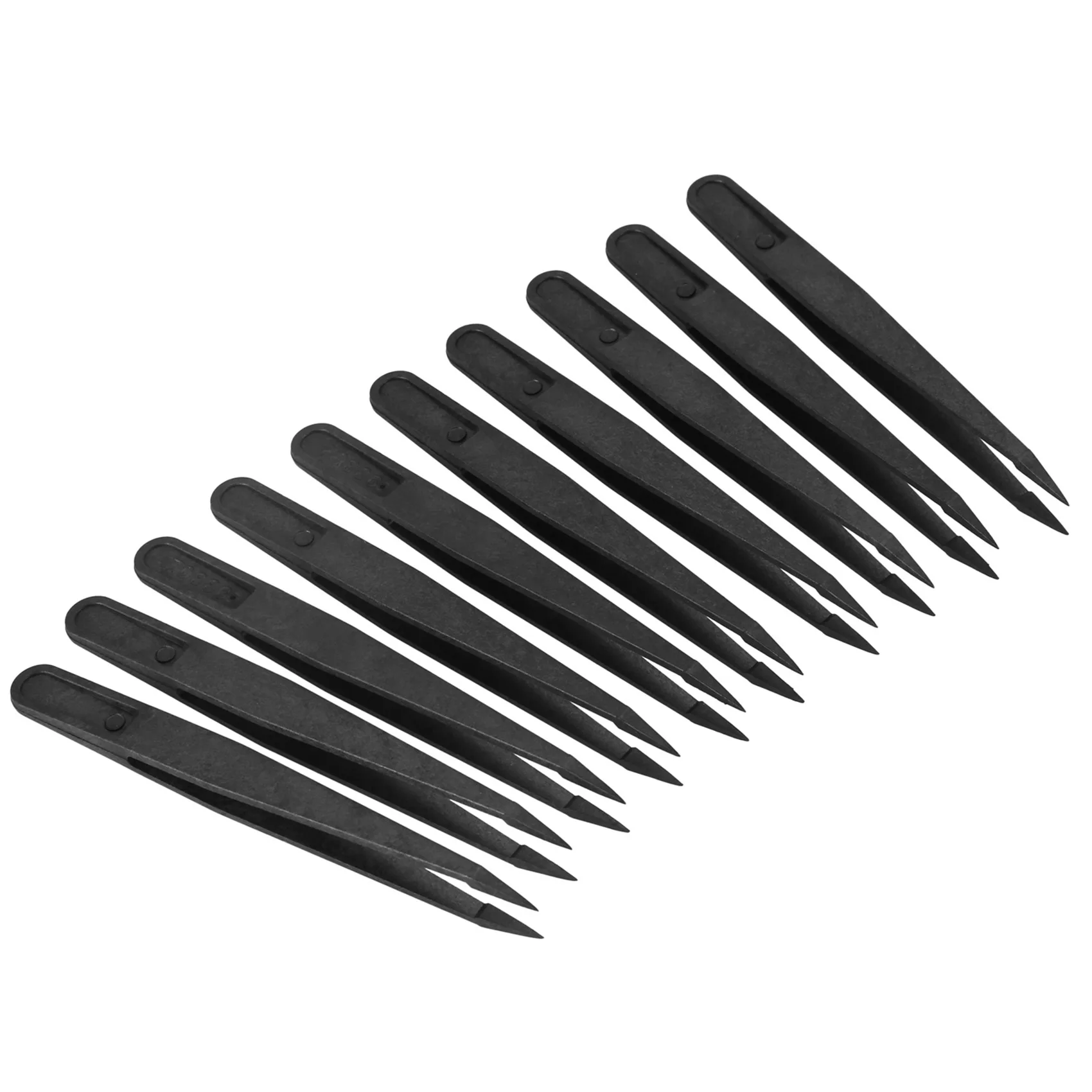 A02M-100 Pcs Black Plastic Tip Head Anti Static Tweezer 12Cm Length
A02M-100 Pcs Black Plastic Tip Head Anti Static Tweezer 12Cm Length