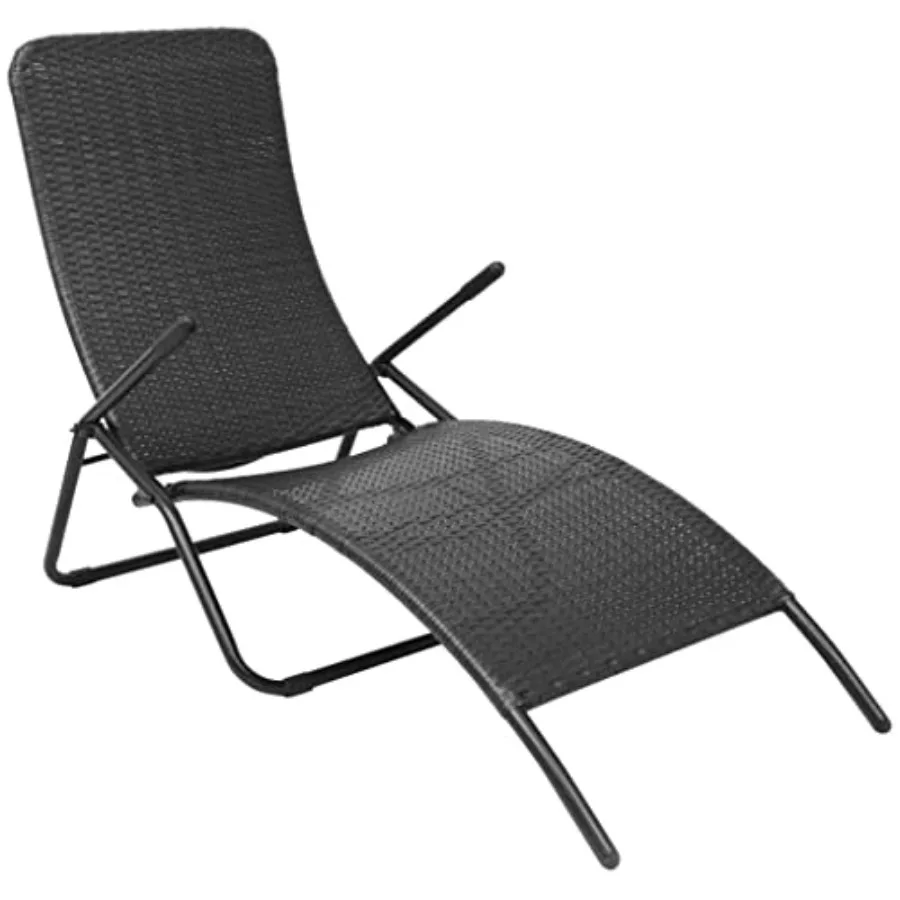 Folding Chaise Lounge Outdoor, 57.9"x24" All-Weather PE Rattan Recliner Chair, Lightweight Portable Patio Lounger, No-Assembly
Folding Chaise Lounge Outdoor, 57.9"x24" All-Weather PE Rattan Recliner Chair, Lightweight Portable Patio Lounger, No-Assembly