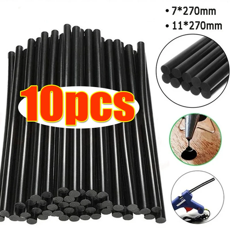 Высокотемпературные клеевые стержни (11x200 мм) для тяжелых работ: склеивание металла, пластика, резины, дерева и ремонтных работ. Черные клеевые стержни.
Высокотемпературные клеевые стержни (11x200 мм) для тяжелых работ: склеивание металла, пластика, резины, дерева и ремонтных работ. Черные клеевые стержни.