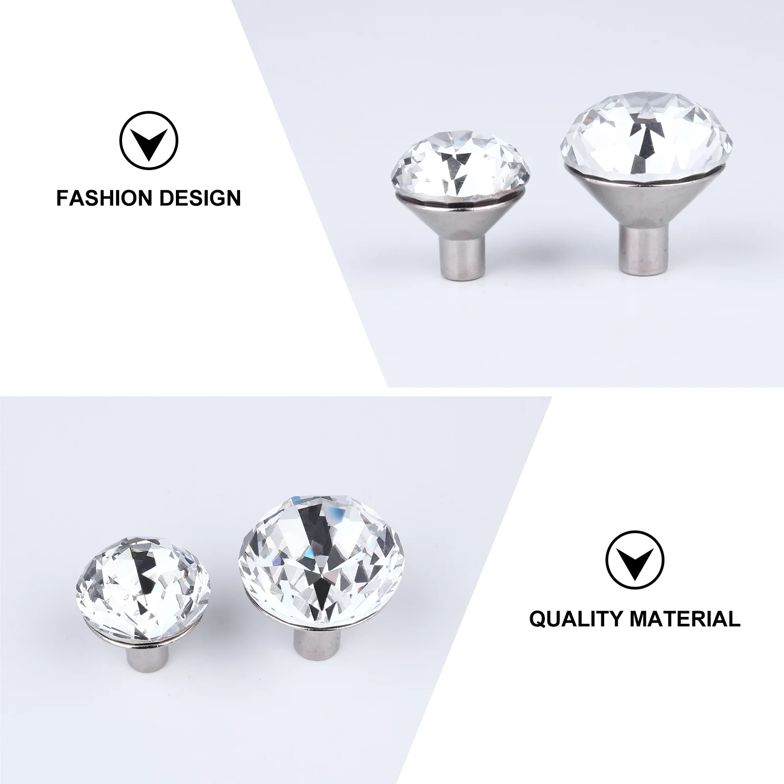 4Pcs Acrylic Cabinet Handles Diamond Pattern Durable Alloy Glass Door Knobs Wardrobe Handles Heavy Duty Modern Home Decoration 
4Pcs Acrylic Cabinet Handles Diamond Pattern Durable Alloy Glass Door Knobs Wardrobe Handles Heavy Duty Modern Home Decoration