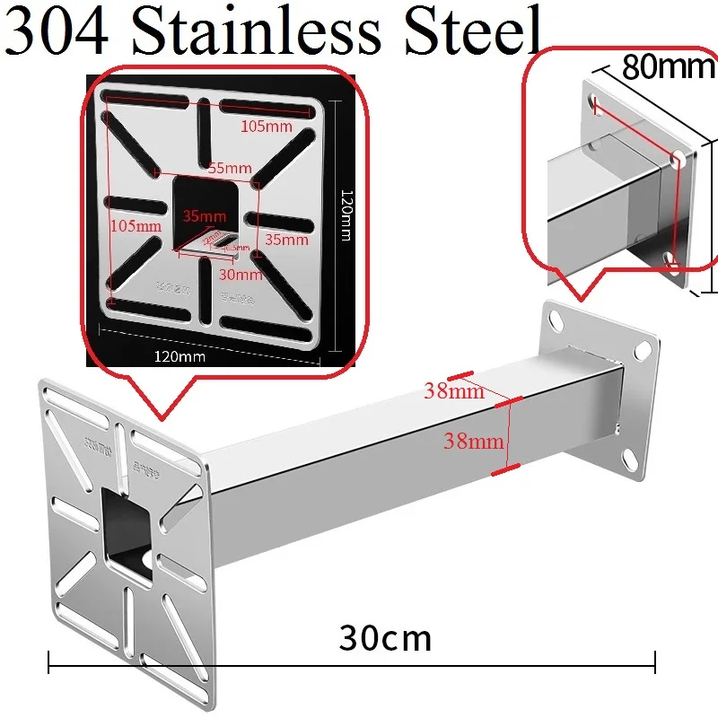 Explosion-Proof SUS304 Stainless Steel Wall / Rod Bracket, for 2 / 3 directions Mount CCTV Camera, Replace Hikvision, Top Qualit
Explosion-Proof SUS304 Stainless Steel Wall / Rod Bracket, for 2 / 3 directions Mount CCTV Camera, Replace Hikvision, Top Qualit
