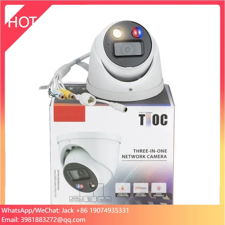 8mp 4k smart Dual Light Active Deterrence Fixed-focal Eyeball WizSense TIOC Network Camera IPC-HDW3849H-AS-PV
8mp 4k smart Dual Light Active Deterrence Fixed-focal Eyeball WizSense TIOC Network Camera IPC-HDW3849H-AS-PV