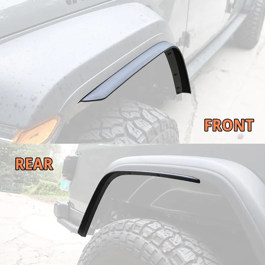 Front Rear Fenders Compatible with 20202024 Jeep Wrangler Gladiator JT Mojave Rubicon OffRoad Wheel Fender Liner Set 4 Pcs Only
Front Rear Fenders Compatible with 20202024 Jeep Wrangler Gladiator JT Mojave Rubicon OffRoad Wheel Fender Liner Set 4 Pcs Only