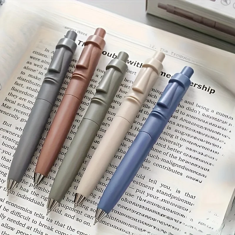 5pcs Stone Statue Click Pens, High Capacity Chubby Pens for Smooth Writing and Comfortable Use
5pcs Stone Statue Click Pens, High Capacity Chubby Pens for Smooth Writing and Comfortable Use