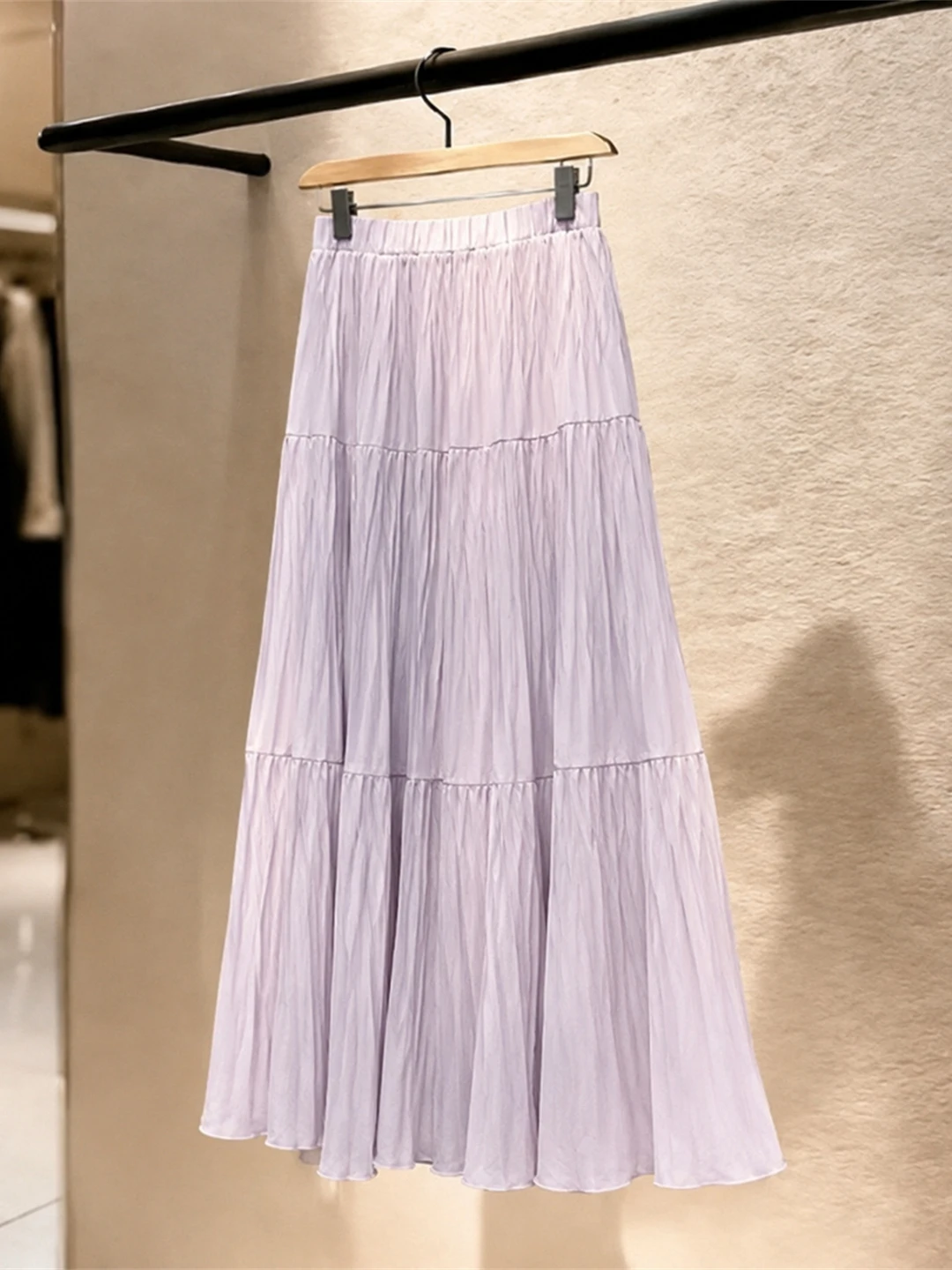 Elegant Comfortable Mid-Length A-Line Skirt Ladylike Style High Waist Elastic Waist Commute Korean Version Daily Wear
Elegant Comfortable Mid-Length A-Line Skirt Ladylike Style High Waist Elastic Waist Commute Korean Version Daily Wear