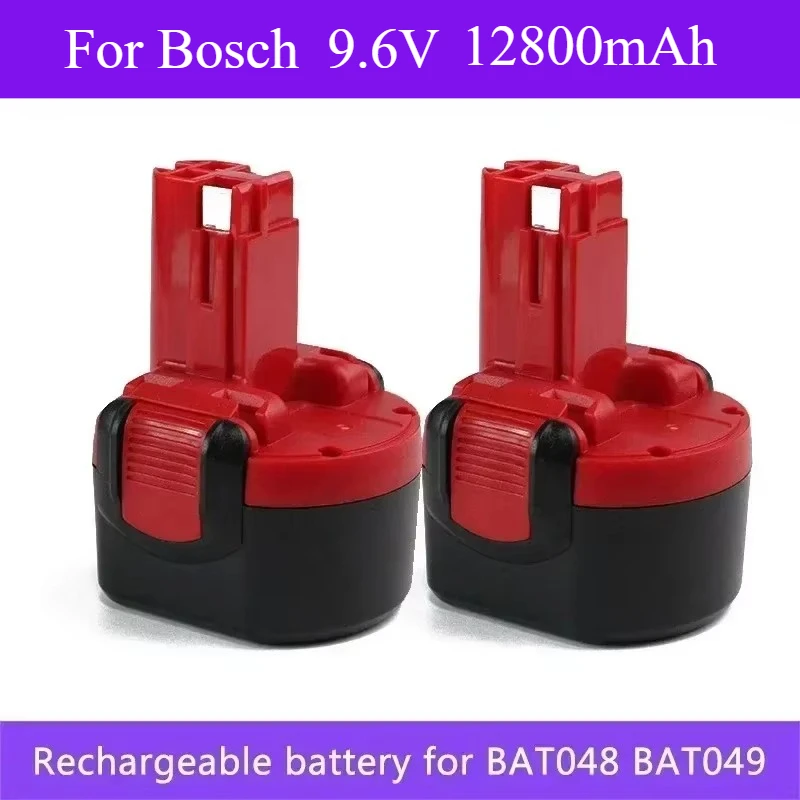 For Bosch BAT048 9.6V 12800mAh NI-MH Rechargeable Battery Power Tools Battery for Bosch PSR 960 BH984 BAT048 BAT119 L50
For Bosch BAT048 9.6V 12800mAh NI-MH Rechargeable Battery Power Tools Battery for Bosch PSR 960 BH984 BAT048 BAT119 L50