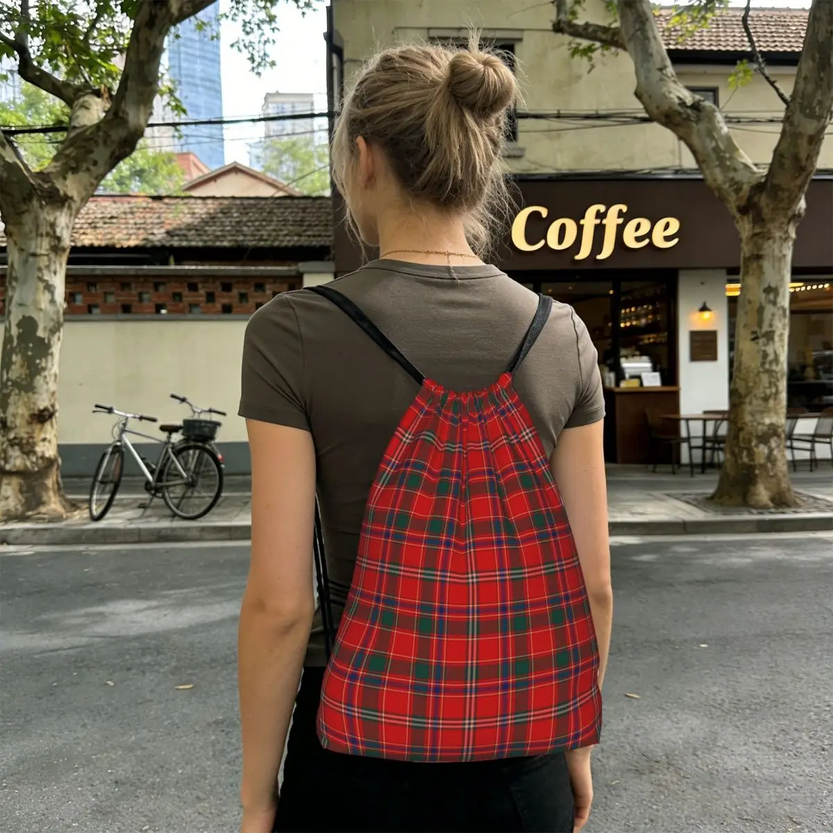 Royal Tartan Plaid Pattern Backpacks Portable Drawstring Bags Storage Bag Book Bags for Man Woman School
Royal Tartan Plaid Pattern Backpacks Portable Drawstring Bags Storage Bag Book Bags for Man Woman School