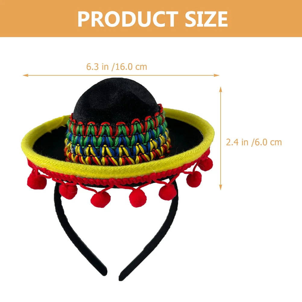 Мексиканская шляпа, повязка на голову, вечерние застежки для волос Cinco De Mayo, праздничные принадлежности, реквизит для мексиканской тематической вечеринки, праздничная повязка на голову, шляпа 
Мексиканская шляпа, повязка на голову, вечерние застежки для волос Cinco De Mayo, праздничные принадлежности, реквизит для мексиканской тематической вечеринки, праздничная повязка на голову, шляпа