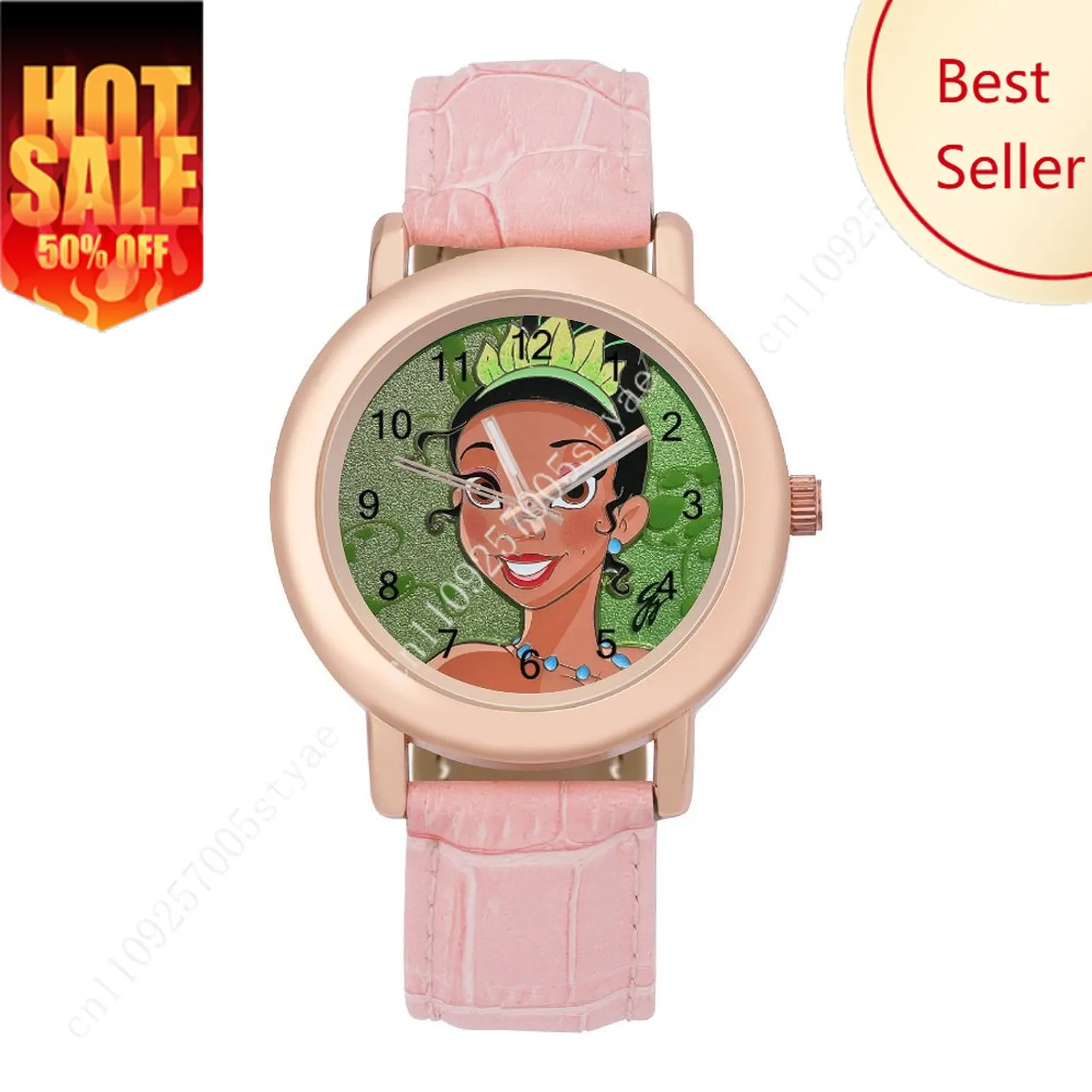 Tiana Women Leather Strap Watch Disney Cartoon Custom Watch Personalized Your Own Design Holiday Birthday Anniversarie
Tiana Women Leather Strap Watch Disney Cartoon Custom Watch Personalized Your Own Design Holiday Birthday Anniversarie