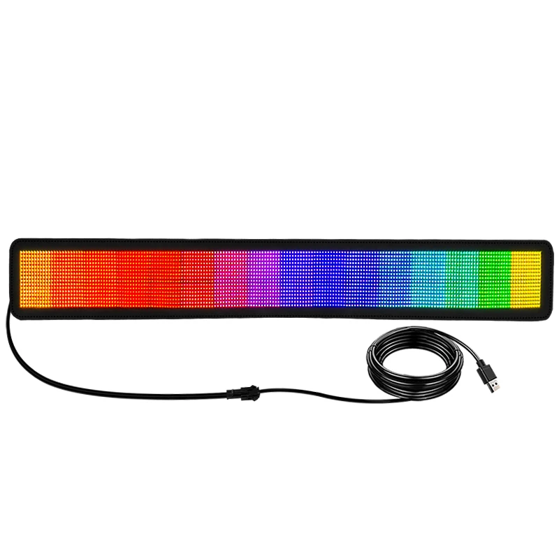 Emitting Diode Display Rear Window Display Electronic Car Sticker with WiFi Bluetooth Wireless Connection Flexible Screen
Emitting Diode Display Rear Window Display Electronic Car Sticker with WiFi Bluetooth Wireless Connection Flexible Screen