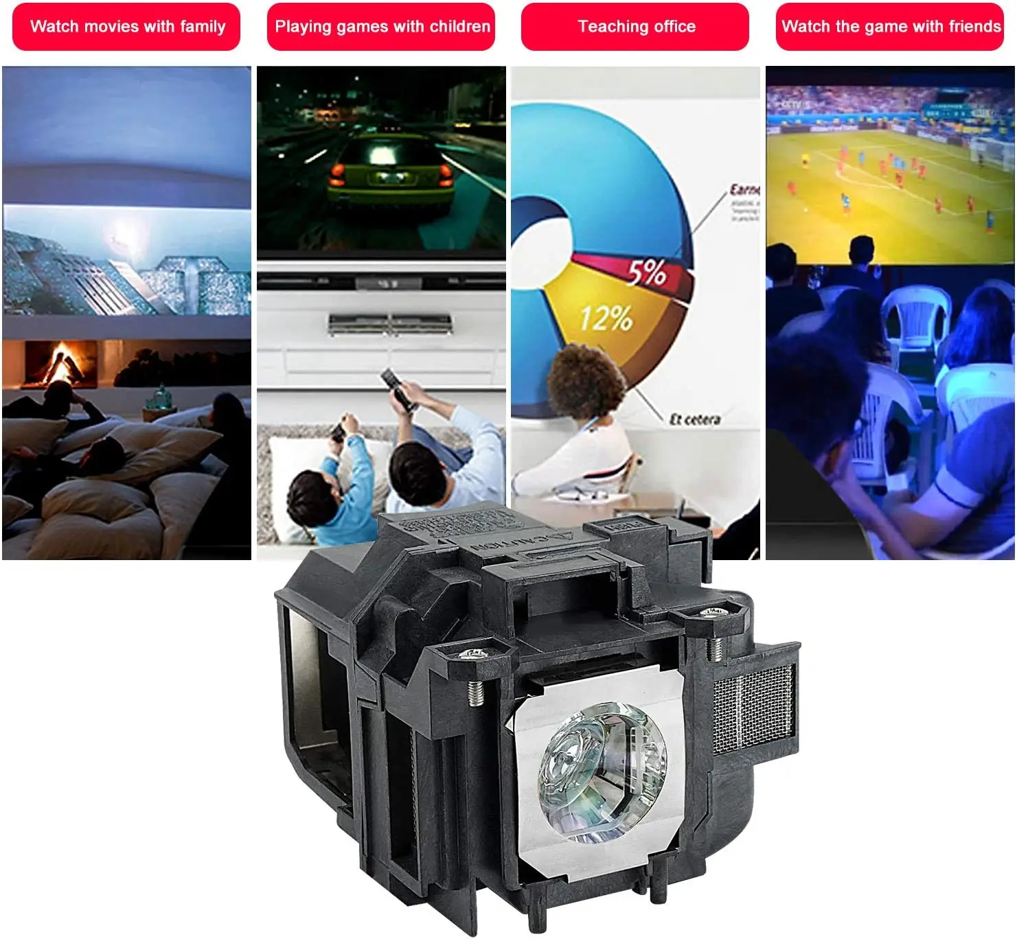 ELPLP78 V13H010L78 Сменная лампа для проектора для EPSON EB-945/955W/965/S17/S18/SXW03/SXW18/W18/W22/EB-965/955W/950W/945/940
ELPLP78 V13H010L78 Сменная лампа для проектора для EPSON EB-945/955W/965/S17/S18/SXW03/SXW18/W18/W22/EB-965/955W/950W/945/940