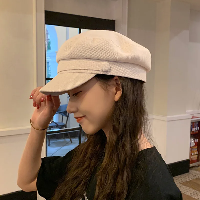 K36 Berets Hats For Women's Spring Summer Female cap Navy Hat Fashion Casual Octagonal Retro Hats Women's kepi Autumn hat
K36 Berets Hats For Women's Spring Summer Female cap Navy Hat Fashion Casual Octagonal Retro Hats Women's kepi Autumn hat