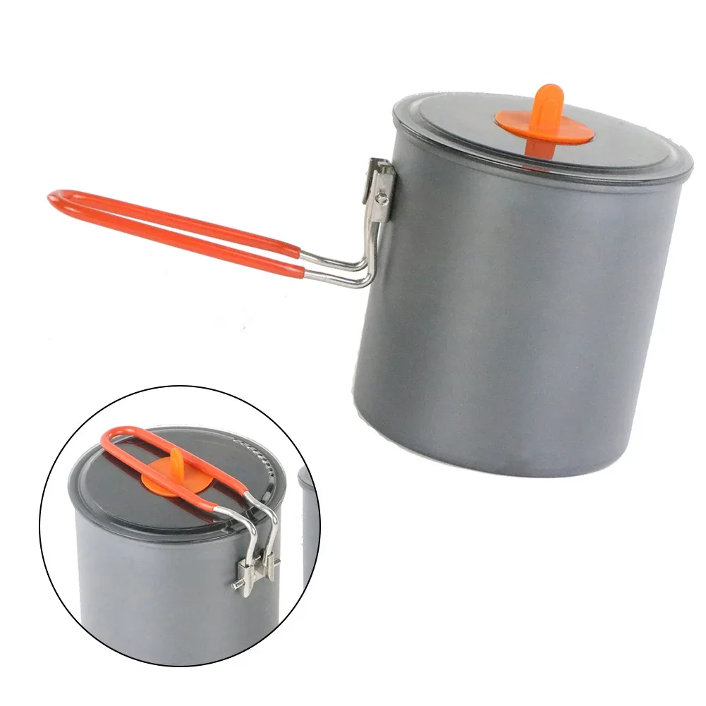 1000ml Ultralight Camping Pot Outdoor Cooking Tableware For Hiking Picnic Folding Handle Tea Coffee Pot Cookware Mess Kit
1000ml Ultralight Camping Pot Outdoor Cooking Tableware For Hiking Picnic Folding Handle Tea Coffee Pot Cookware Mess Kit