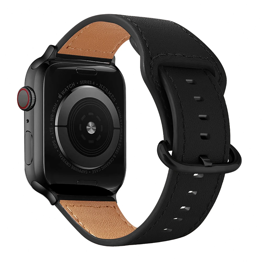 Watchband For Apple Watch 4 5 Band 40mm 44mm Leather Wristband Replacement Strap For iWatch Series 3 2 1 38mm 42mm Bracelet
Watchband For Apple Watch 4 5 Band 40mm 44mm Leather Wristband Replacement Strap For iWatch Series 3 2 1 38mm 42mm Bracelet