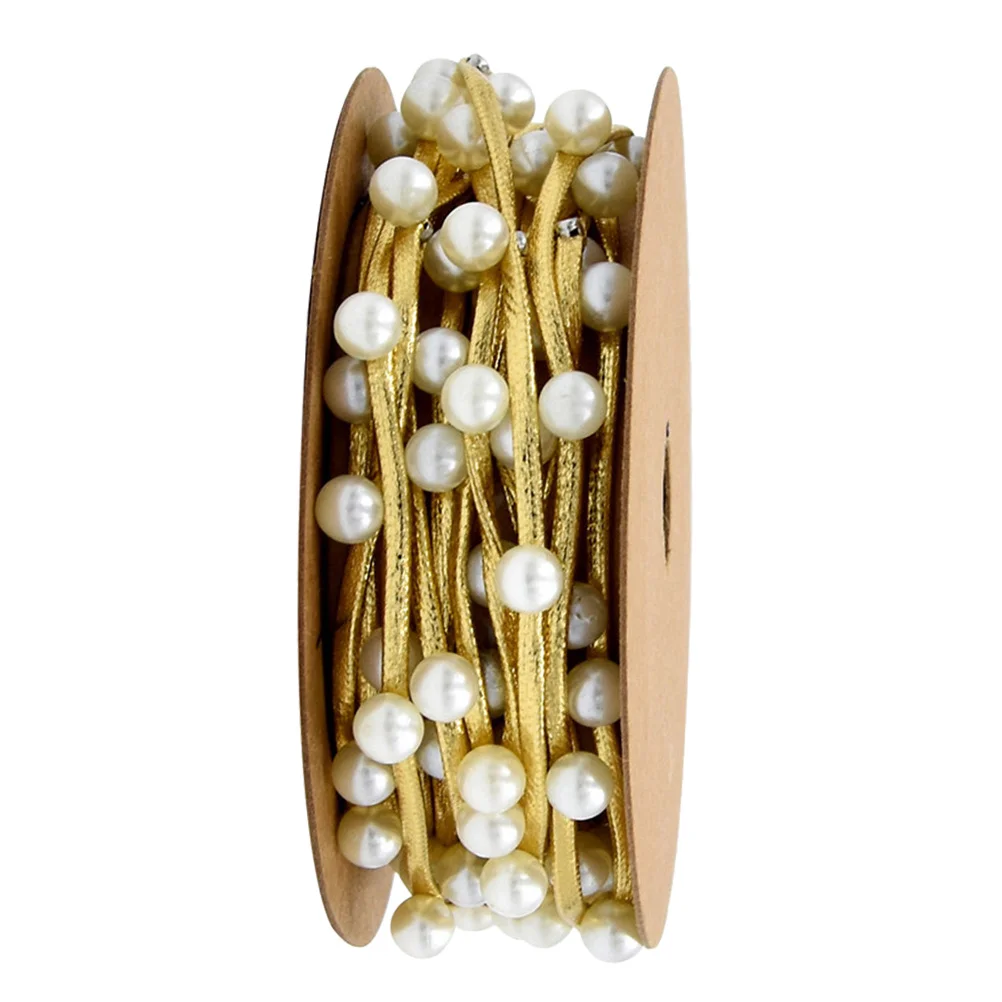 6Mm Golden Beaded Trim Ribbon For Gift Wrapping Christmas Party Wedding Decoration Craft Diy Packaging Material Pcs
6Mm Golden Beaded Trim Ribbon For Gift Wrapping Christmas Party Wedding Decoration Craft Diy Packaging Material Pcs