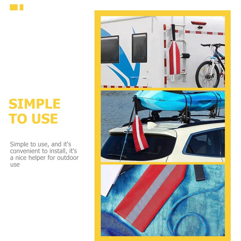 2 Pcs Travel Flag Kayak Safety Accessories Canoes Warning Towing for Oxford Cloth Outdoor Accessory
2 Pcs Travel Flag Kayak Safety Accessories Canoes Warning Towing for Oxford Cloth Outdoor Accessory