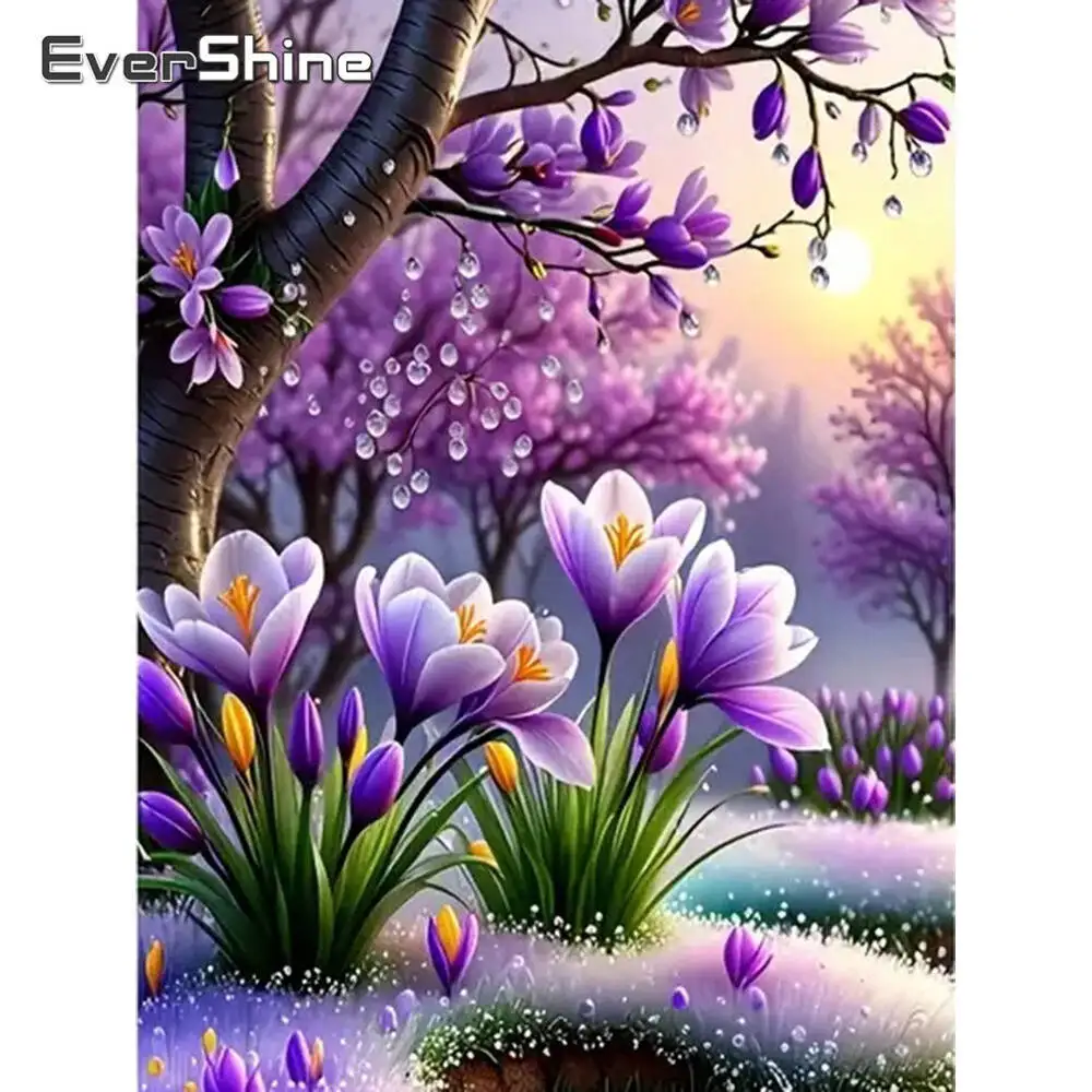 Evershine Diamond Mosaic Flower Picture Rhinestones DIY Embroidery Sunset Suitable For Beginners Painting Tree Scenery Wall Art
Evershine Diamond Mosaic Flower Picture Rhinestones DIY Embroidery Sunset Suitable For Beginners Painting Tree Scenery Wall Art