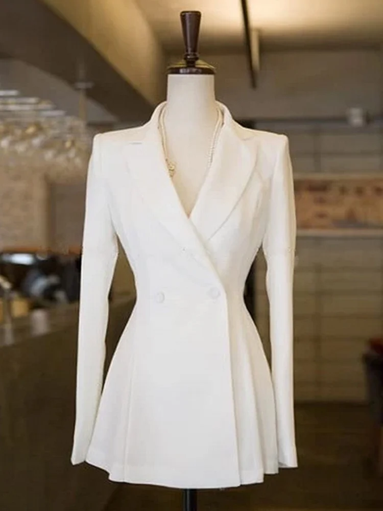 Pinnofox White Short Suit Jacket Women's Fashionable Waist-Cinching Elegant Street Style Woolen Coat Pure Online Sale
Pinnofox White Short Suit Jacket Women's Fashionable Waist-Cinching Elegant Street Style Woolen Coat Pure Online Sale