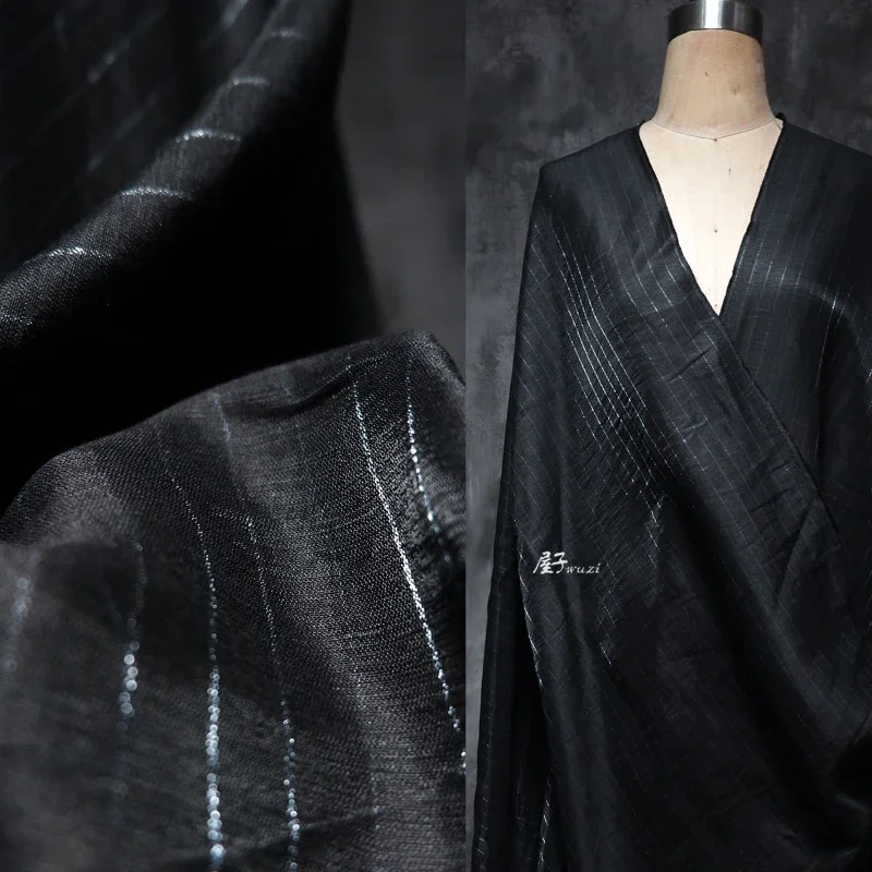 Натуральная льняная ткань в темную полоску для модной одежды, дизайнерская рубашка, оптовая продажа, ткань для одежды, материал для шитья своими руками
Натуральная льняная ткань в темную полоску для модной одежды, дизайнерская рубашка, оптовая продажа, ткань для одежды, материал для шитья своими руками