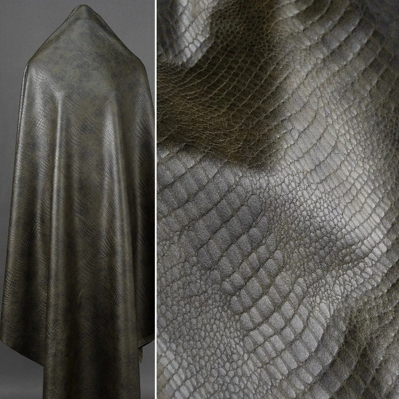 Smooth Waterproof Snake Patterned Leather Fabric for Trendy Jackets Dresses Fashion Clothing Diy Sewing Fabrics By Meter Cloth
Smooth Waterproof Snake Patterned Leather Fabric for Trendy Jackets Dresses Fashion Clothing Diy Sewing Fabrics By Meter Cloth