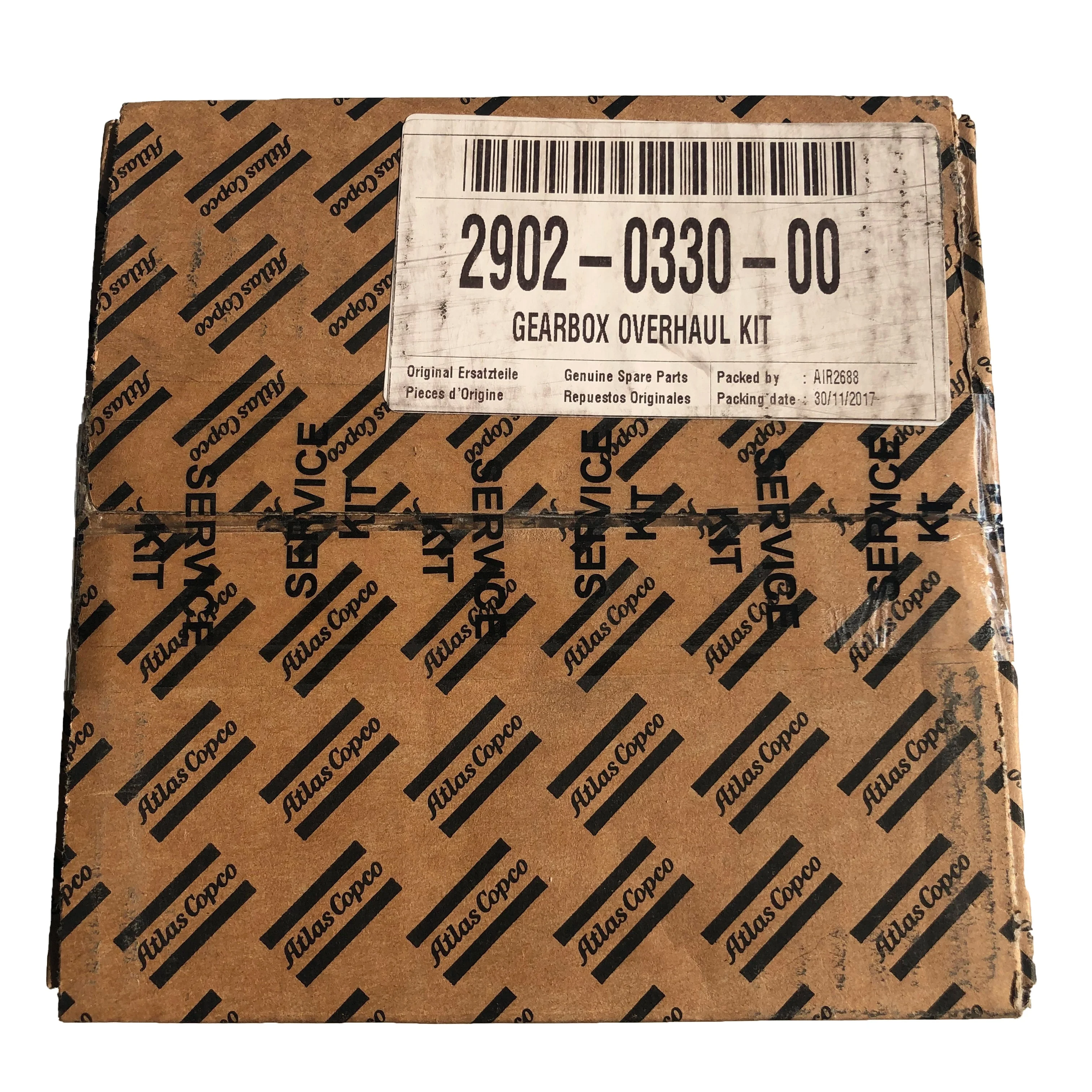 2902033000 Gearbox Overhaul Kit for Atlas Screw Air Compressor GA90-160(W) 2902-0330-00 2902 0330 00
2902033000 Gearbox Overhaul Kit for Atlas Screw Air Compressor GA90-160(W) 2902-0330-00 2902 0330 00