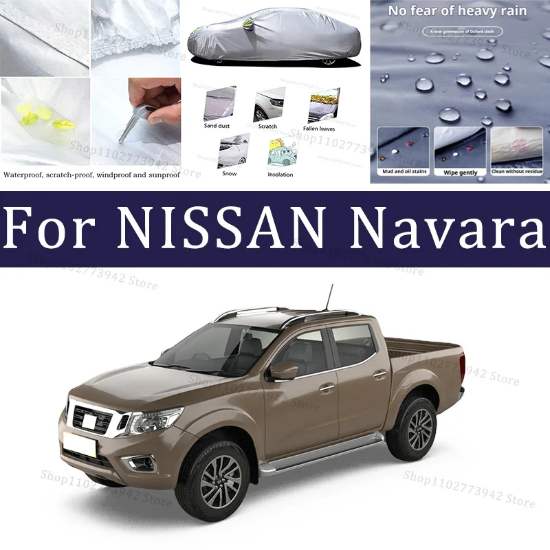 For Nissan Navara Car Cover Car Waterproof All Weather Automobiles Full Exterior Covers - Sun-proof Outdoor Anti scratch
For Nissan Navara Car Cover Car Waterproof All Weather Automobiles Full Exterior Covers - Sun-proof Outdoor Anti scratch