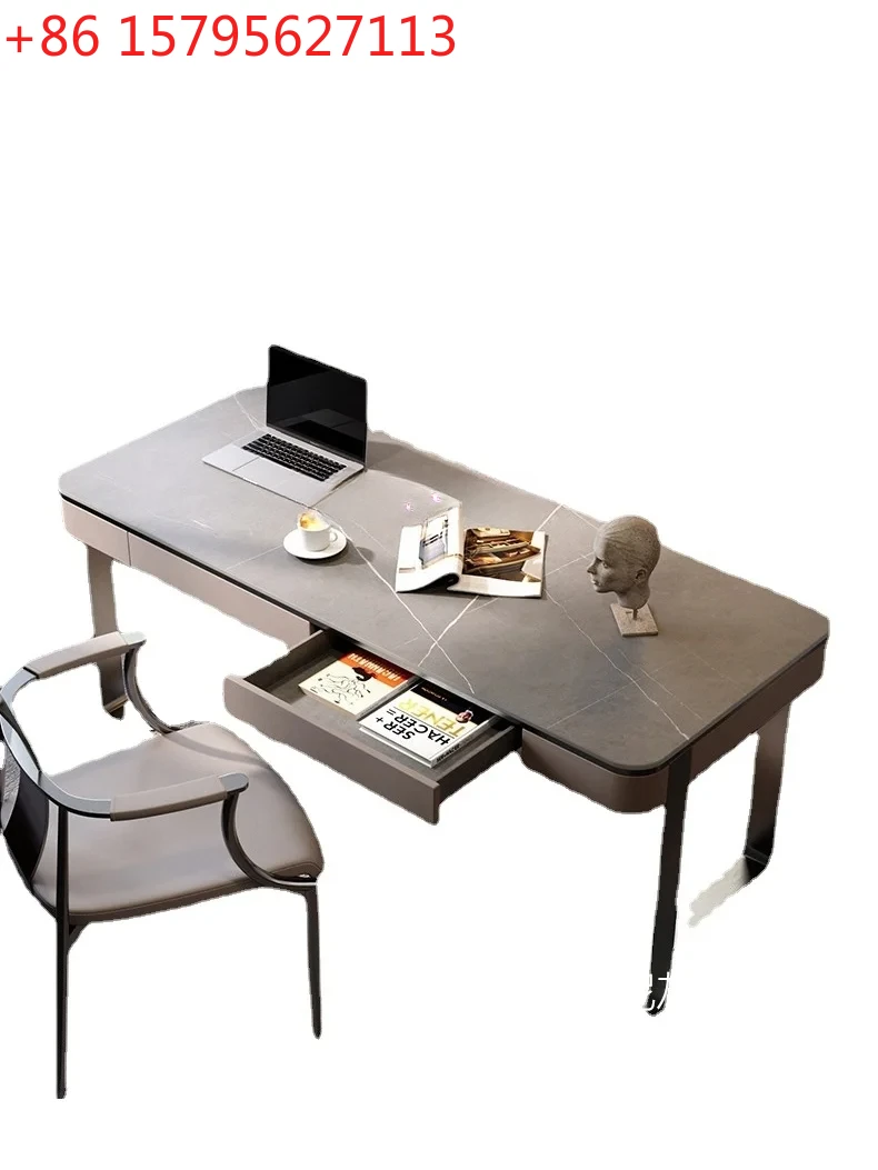 Итальянский минималистичный письменный стол в стиле Ins, современный, роскошный, для дома, разработанный мастером дизайна
Итальянский минималистичный письменный стол в стиле Ins, современный, роскошный, для дома, разработанный мастером дизайна
