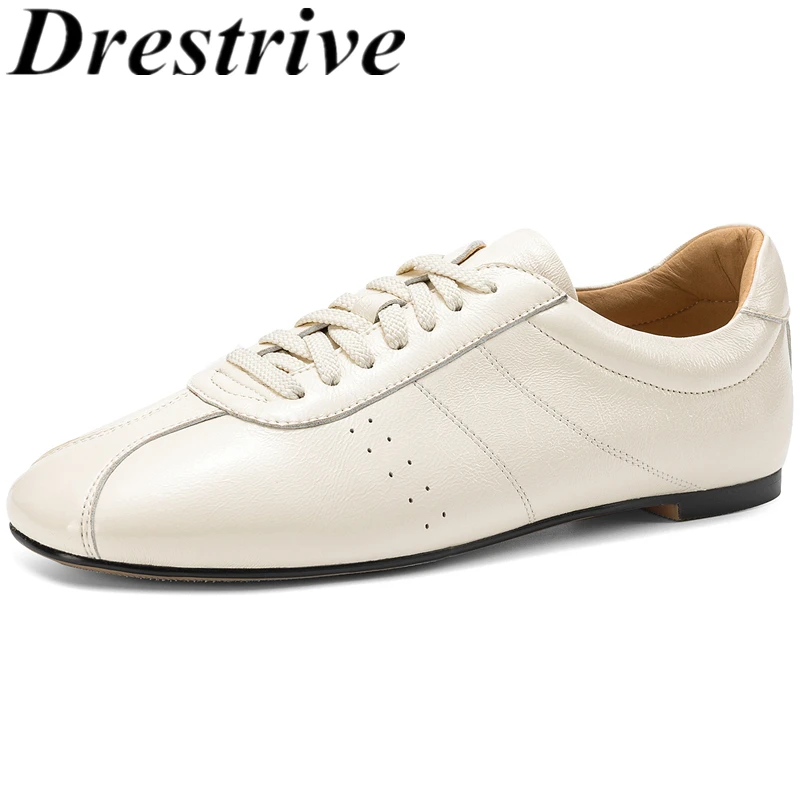 Drestrive 2026 New Women's Casual Shoes Sheepskin Lace Up Flat With Heel Round Toe Sewing Cross Tied Pumps Big Size
Drestrive 2026 New Women's Casual Shoes Sheepskin Lace Up Flat With Heel Round Toe Sewing Cross Tied Pumps Big Size