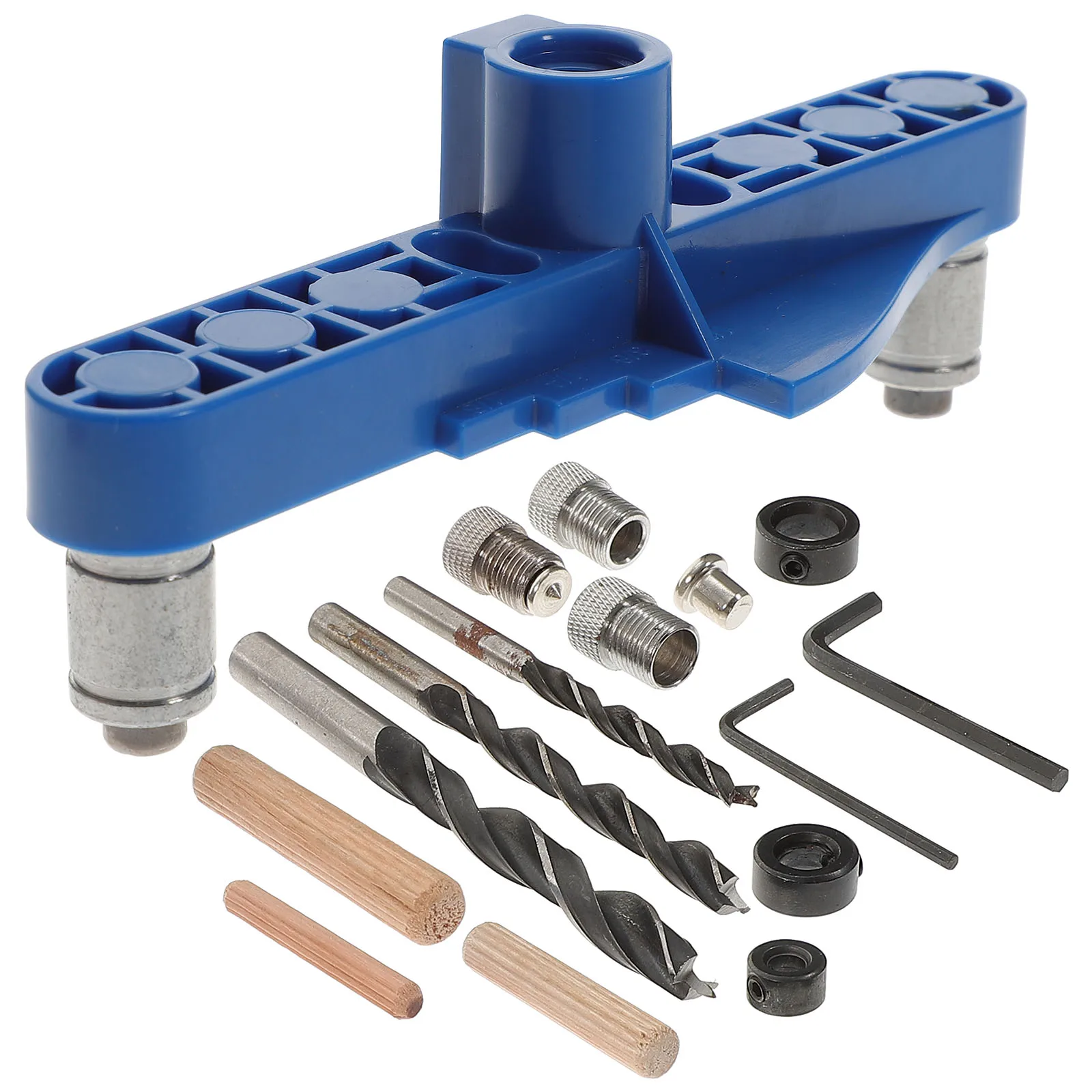 1Set Drill Guide Straight Hole Locator Pocket Hole Jig Adjustable Dowel Scriber Tool Carpentry Woodworking Accessories 
1Set Drill Guide Straight Hole Locator Pocket Hole Jig Adjustable Dowel Scriber Tool Carpentry Woodworking Accessories