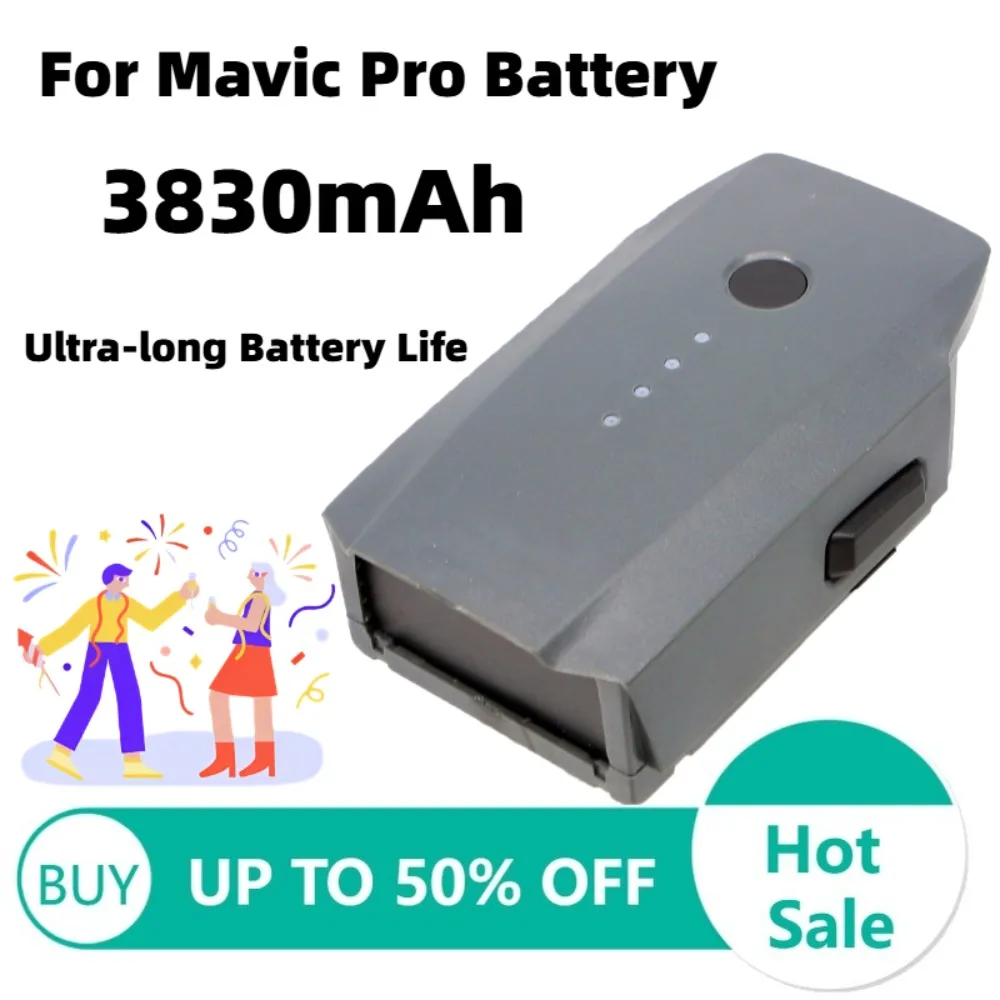 Flight Time 27 Minutes Compatible with Mavic Pro/Platinum Series Intelligent Flight Batteries For Mavic Pro Battery 3830mAh
Flight Time 27 Minutes Compatible with Mavic Pro/Platinum Series Intelligent Flight Batteries For Mavic Pro Battery 3830mAh