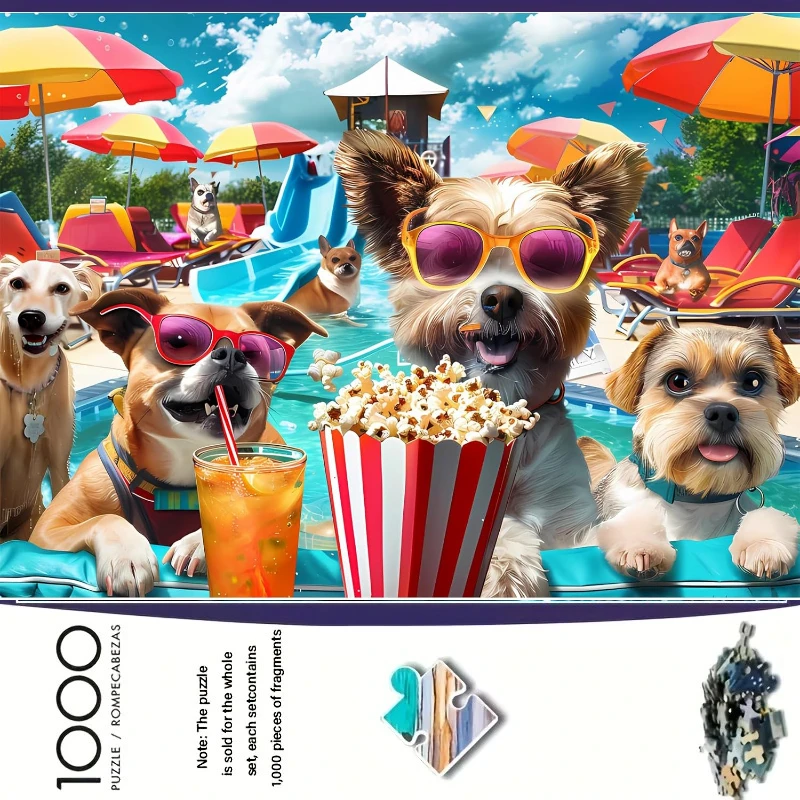 1000 PCS Jigsaw Puzzles for Adults The Amusement Park Dog Puzzles Educational Games Colorful Puzzles Gifts Home Decor
1000 PCS Jigsaw Puzzles for Adults The Amusement Park Dog Puzzles Educational Games Colorful Puzzles Gifts Home Decor