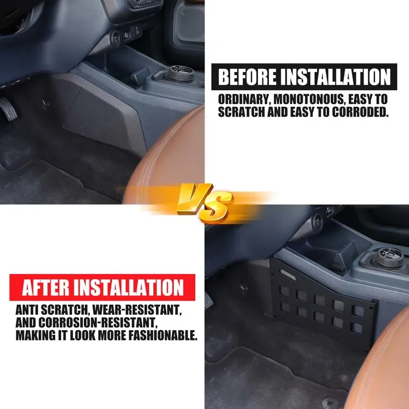 Aluminum Alloy Black For Ford Maverick 2022-2025+ Car center console two side hanging bracket interior modification accessories
Aluminum Alloy Black For Ford Maverick 2022-2025+ Car center console two side hanging bracket interior modification accessories