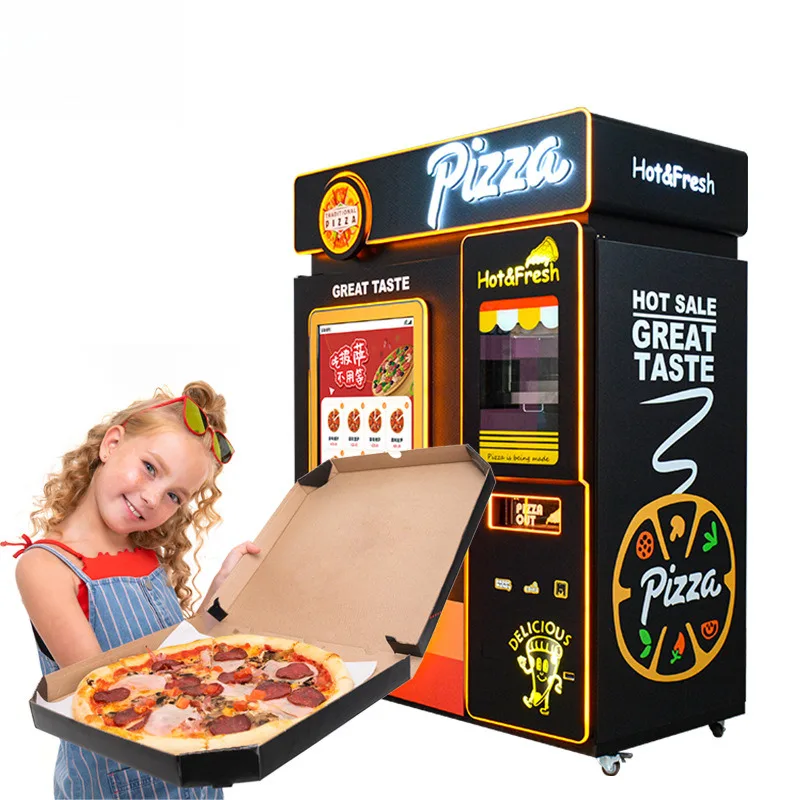 Fully Automatic Pizza Vending Machine, Self-service Vending Machine, 24-hour Unmanned Intelligent Sales, Pizza Machine With Oven
Fully Automatic Pizza Vending Machine, Self-service Vending Machine, 24-hour Unmanned Intelligent Sales, Pizza Machine With Oven