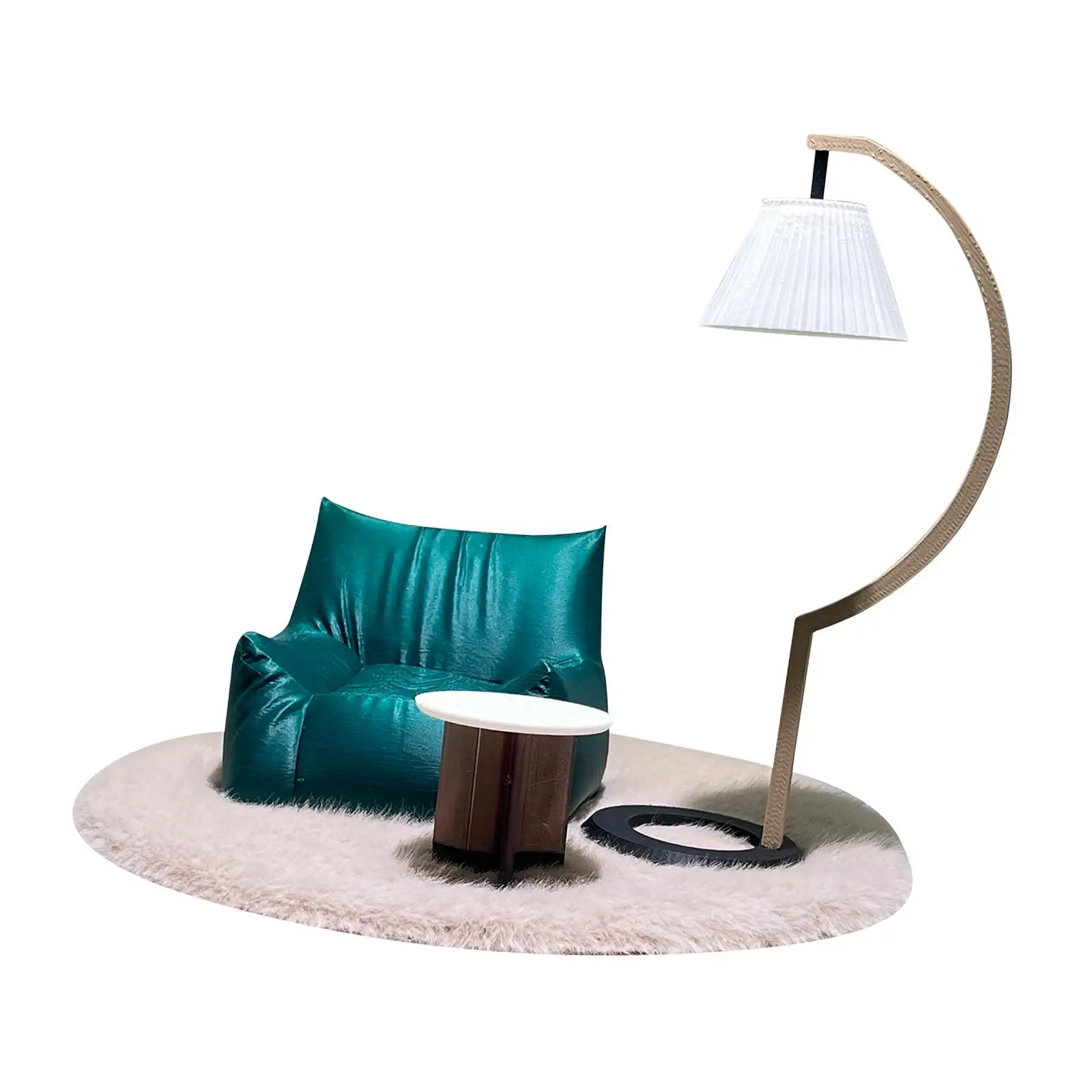 Dollhouse Furniture Set 1/12,Simulation Creative Pretend Play Dollhouse Accessories,Mini Sofa Floor Lamp Coffee Table and Carpet
Dollhouse Furniture Set 1/12,Simulation Creative Pretend Play Dollhouse Accessories,Mini Sofa Floor Lamp Coffee Table and Carpet