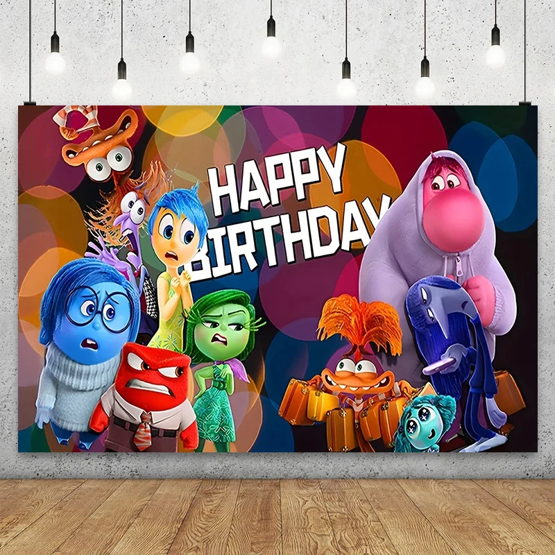 Disney Inside Out Theme Happy Birthday Party Background Banner Suitable For Room Decoration Baby Birthday Photography Props
Disney Inside Out Theme Happy Birthday Party Background Banner Suitable For Room Decoration Baby Birthday Photography Props