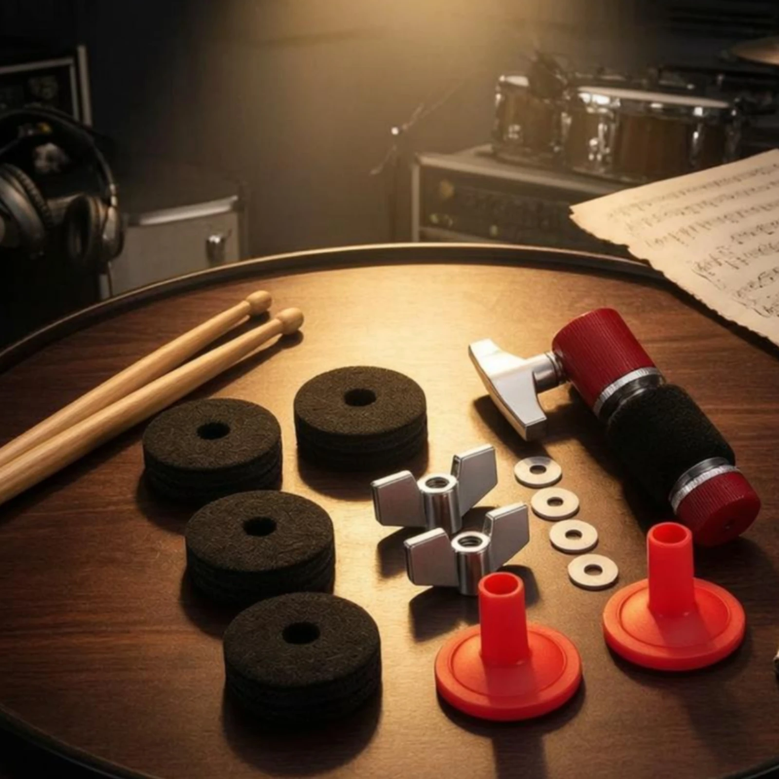 13 Pieces Hi-Hat Clutch Kit Protects Cymbals Hi-Hat Felt Pad Kit Cymbal Accessory Set Long-Lasting Music Gear Wear-Resistant
13 Pieces Hi-Hat Clutch Kit Protects Cymbals Hi-Hat Felt Pad Kit Cymbal Accessory Set Long-Lasting Music Gear Wear-Resistant