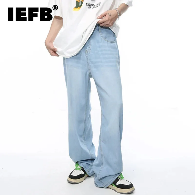 IEFB Autumn Jeans New Korean Style Solid Color Pocket Zipper Male Denim Pants Casual Straight Leg Trousers LooseTrend 9C5391
IEFB Autumn Jeans New Korean Style Solid Color Pocket Zipper Male Denim Pants Casual Straight Leg Trousers LooseTrend 9C5391