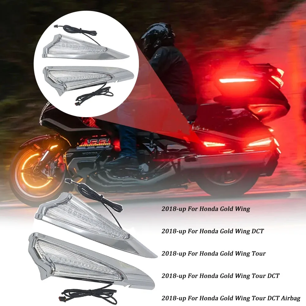 Motorcycle Rear Saddlebag Accent Swoop LED Light Case Cover For HONDA Gold Wing GL 1800 Goldwing GL1800 F6B 2018 -UP
Motorcycle Rear Saddlebag Accent Swoop LED Light Case Cover For HONDA Gold Wing GL 1800 Goldwing GL1800 F6B 2018 -UP