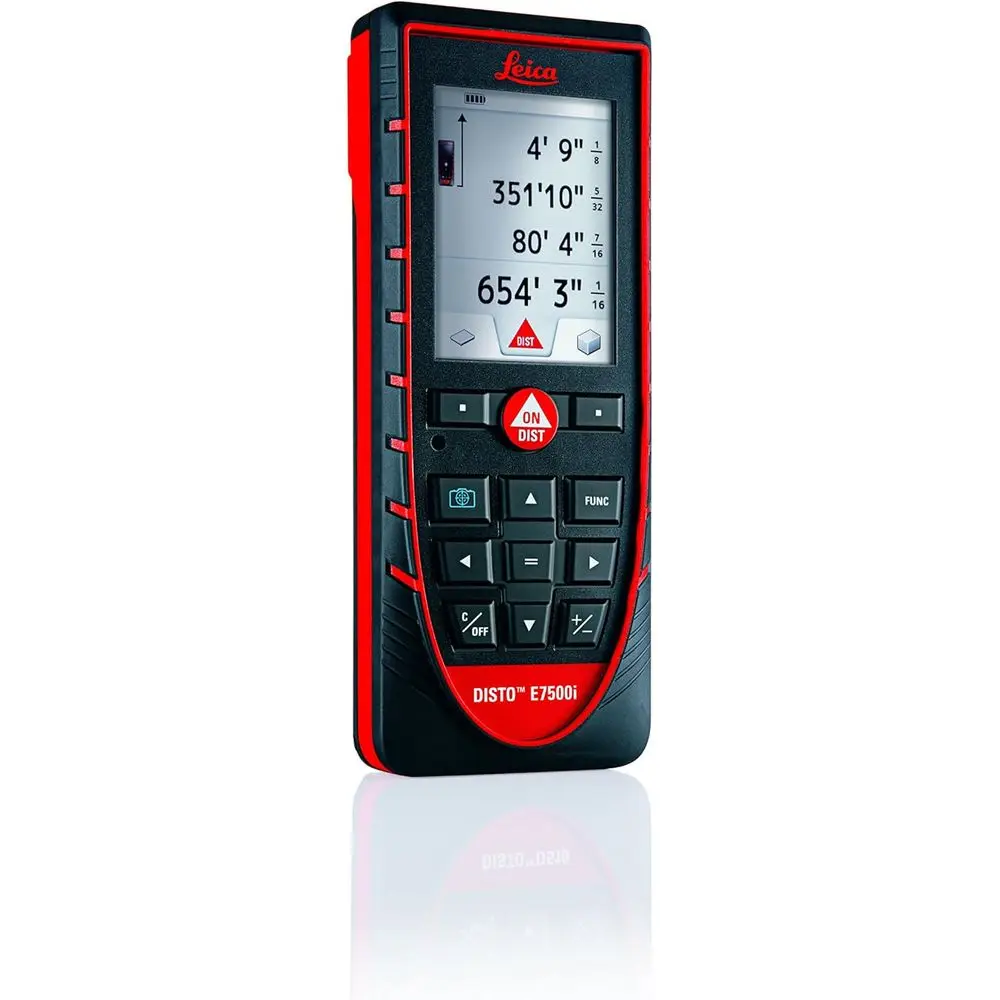 Laser Distance Measurer with Bluetooth & iPad Sketch App, 660t Model, Compact & Durable, Black/Red
Laser Distance Measurer with Bluetooth & iPad Sketch App, 660t Model, Compact & Durable, Black/Red