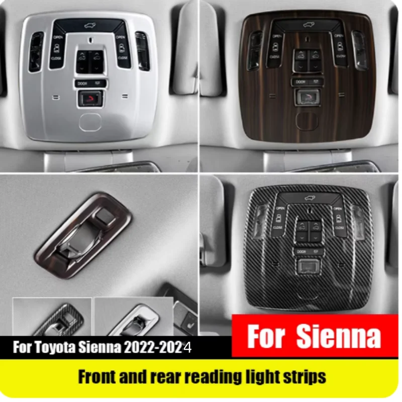 Suitable for Toyota Sienna 2022-2024 front/rear reading light trim cover car sticker interior trim frame styling
Suitable for Toyota Sienna 2022-2024 front/rear reading light trim cover car sticker interior trim frame styling